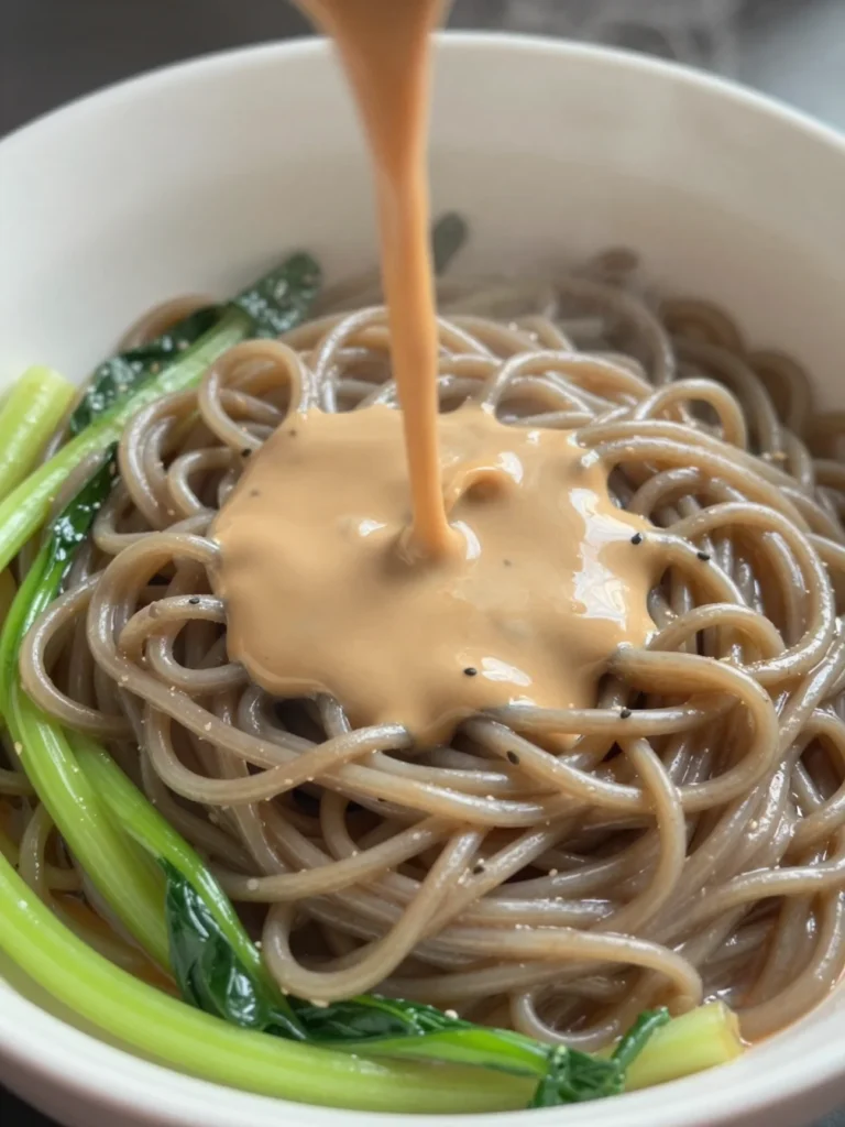 Cold Sesame Noodle Meal Prep