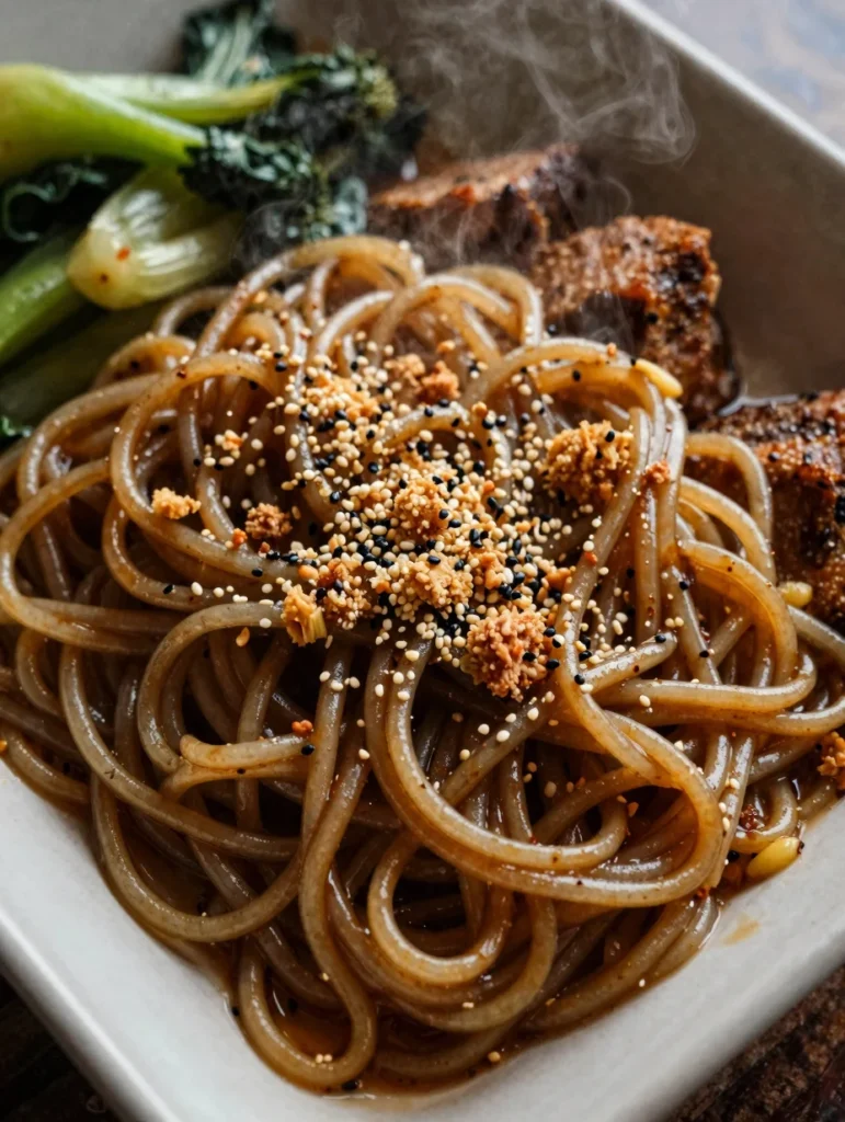 Cold Sesame Noodle Meal Prep