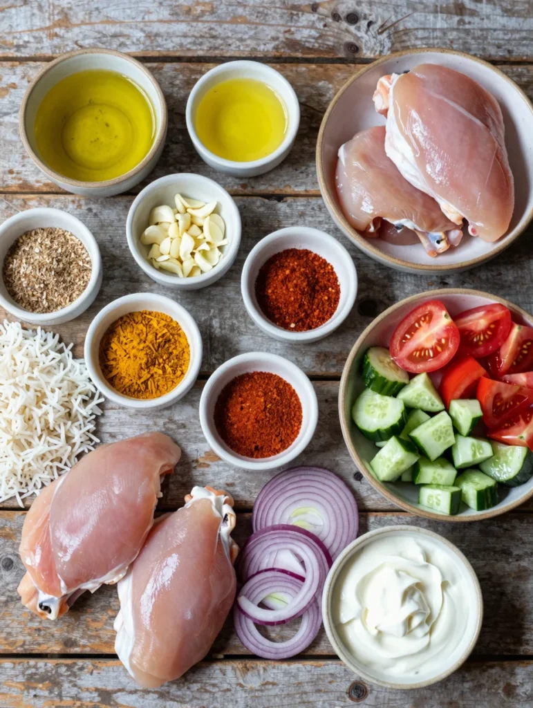 Easy Chicken Shawarma Bowls