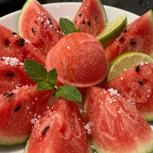 Easy Watermelon Sorbet