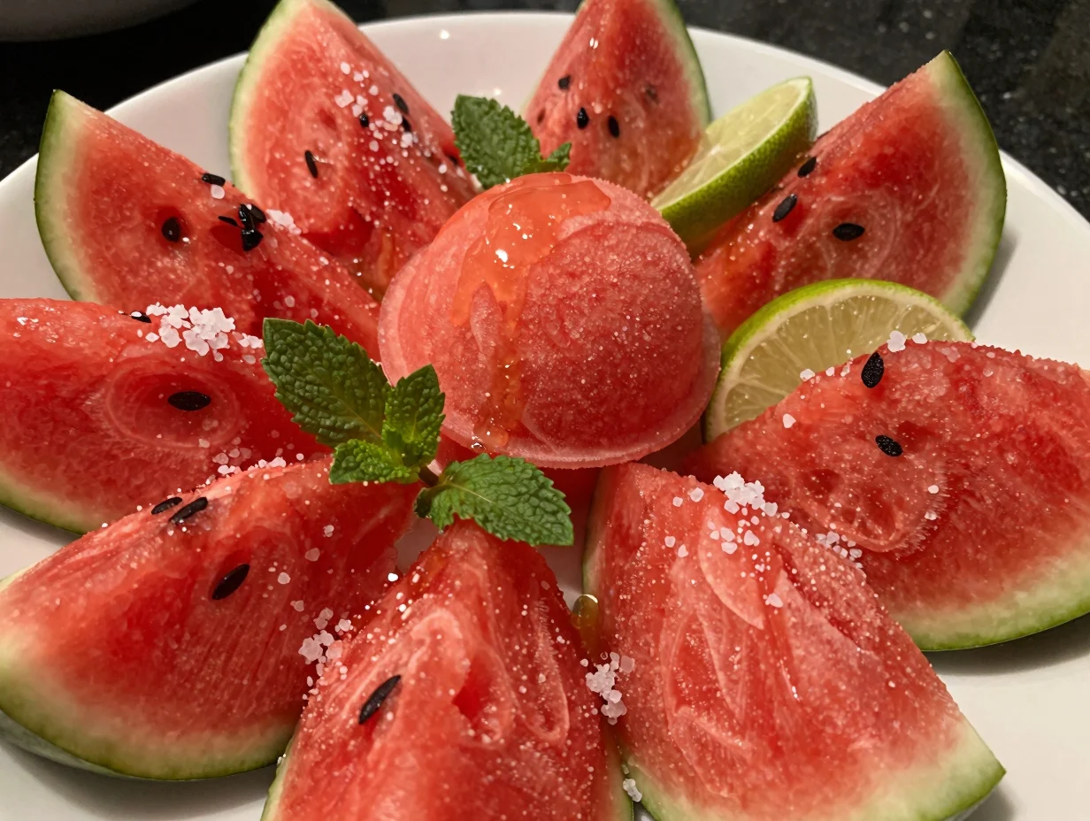 Easy Watermelon Sorbet