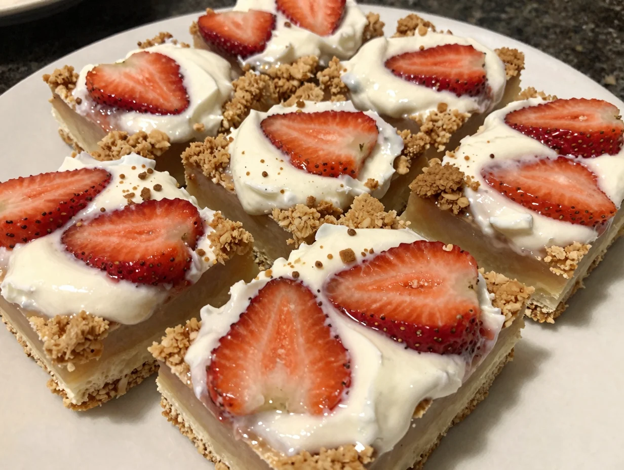 Frozen Strawberry Daiquiri Bars