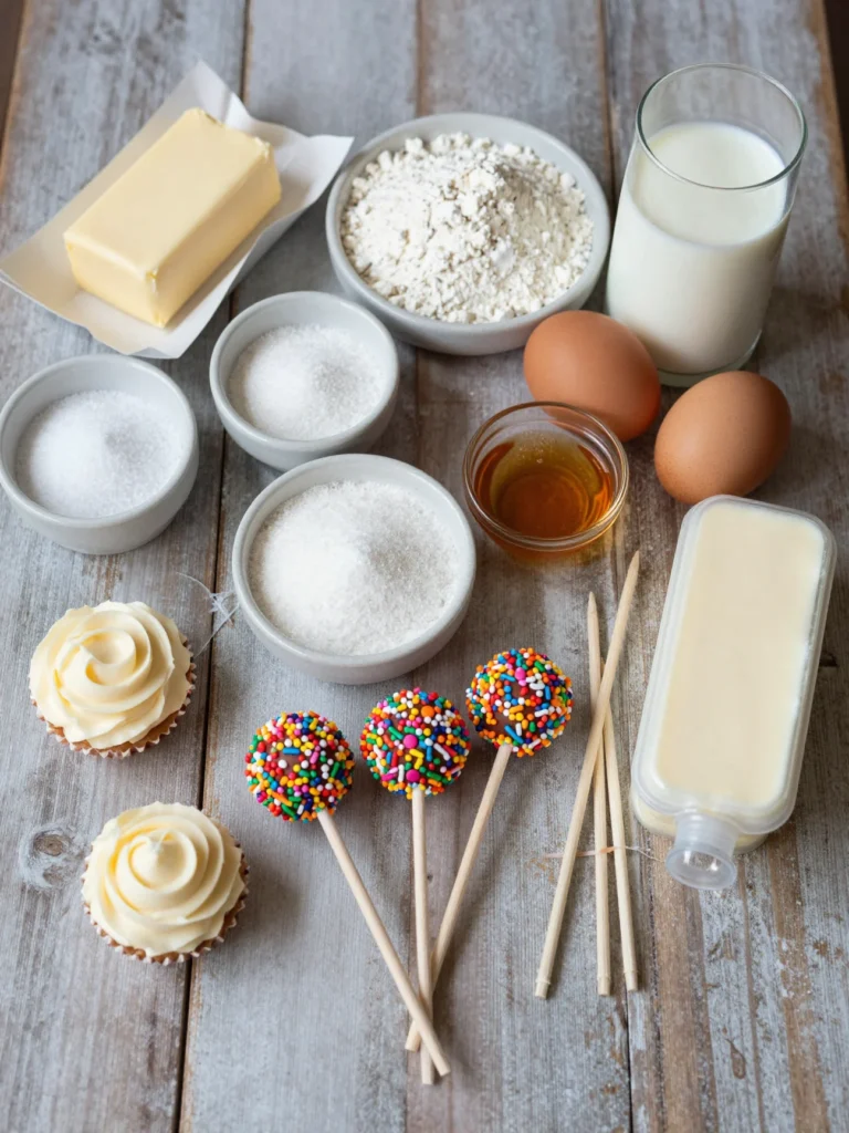Funfetti Birthday Cake Pops