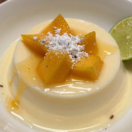 Mango Coconut Panna Cotta
