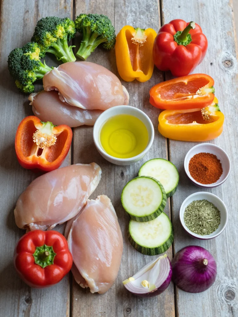 Meal Prep Chicken and Veggies