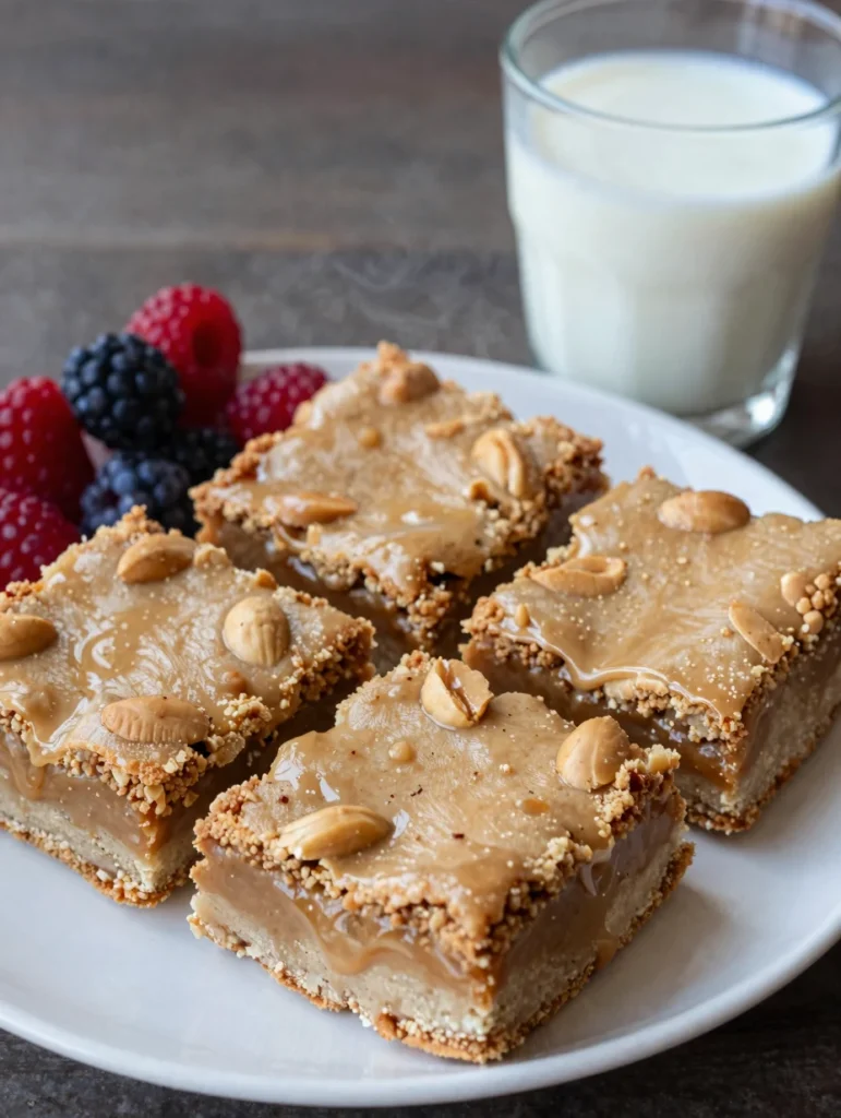 No Bake Peanut Butter Bars