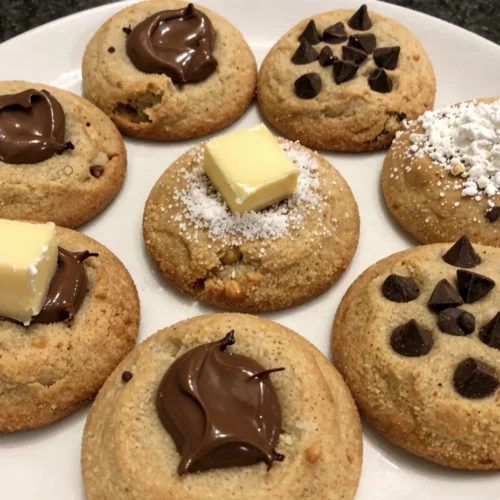 Nutella Stuffed Cookies