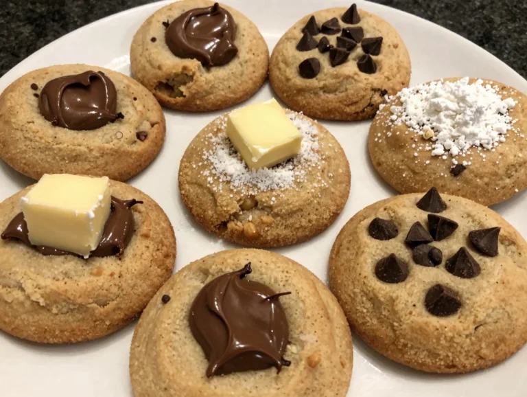 Nutella Stuffed Cookies