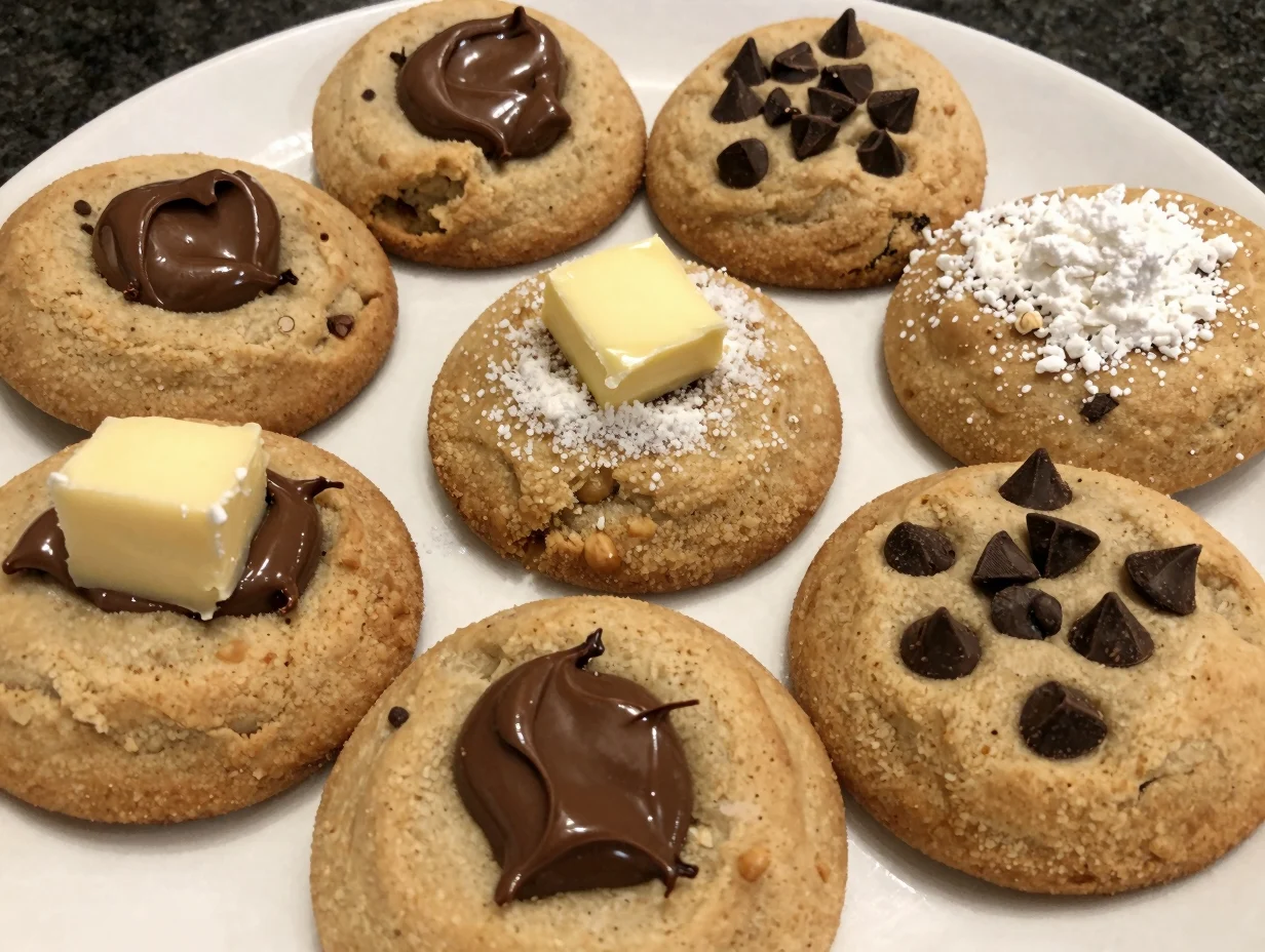 Nutella Stuffed Cookies