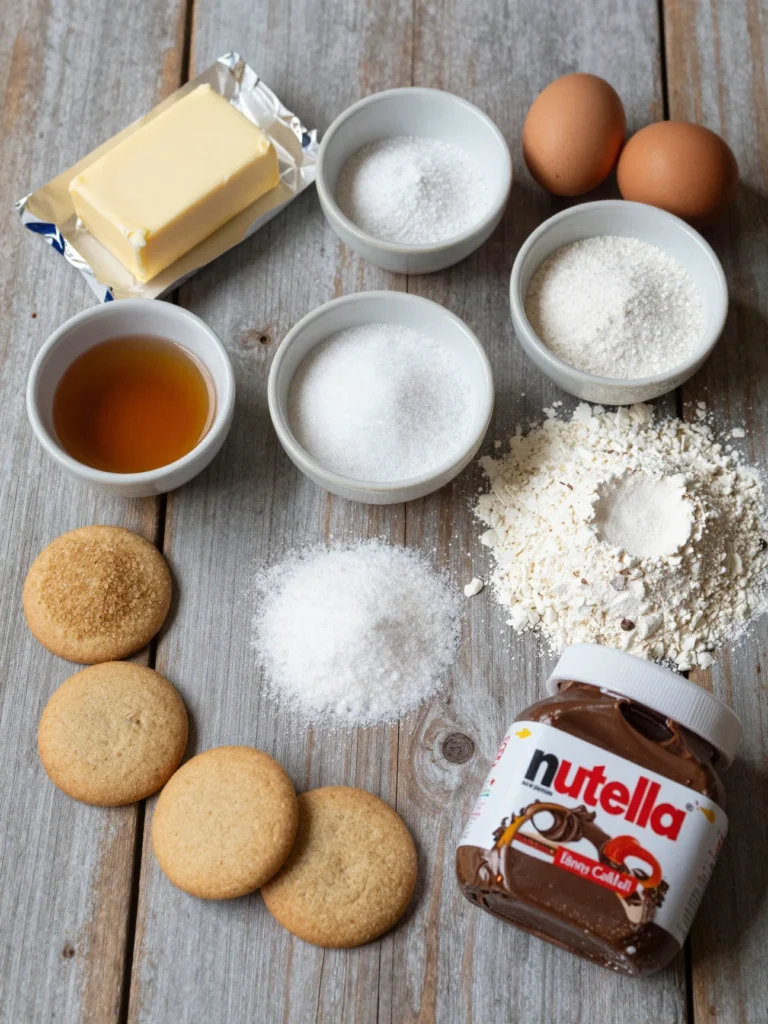 Nutella Stuffed Cookies