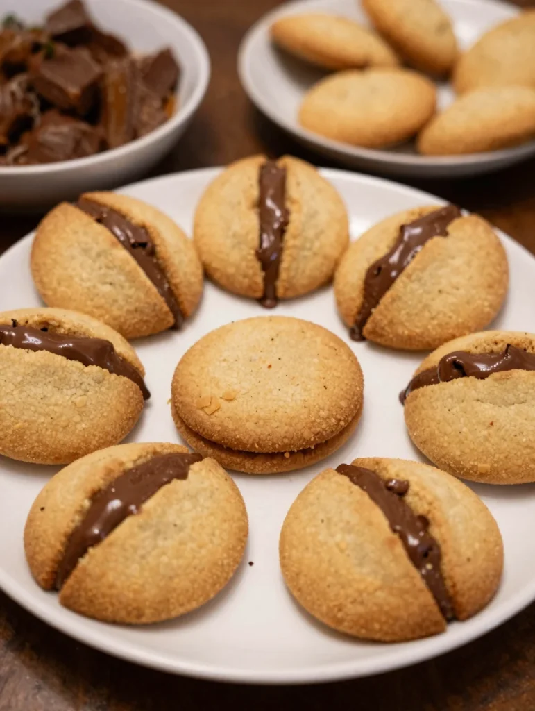 Nutella Stuffed Cookies