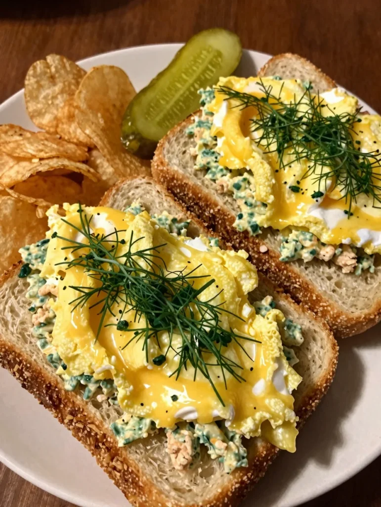 Quick Egg Salad Sandwiches