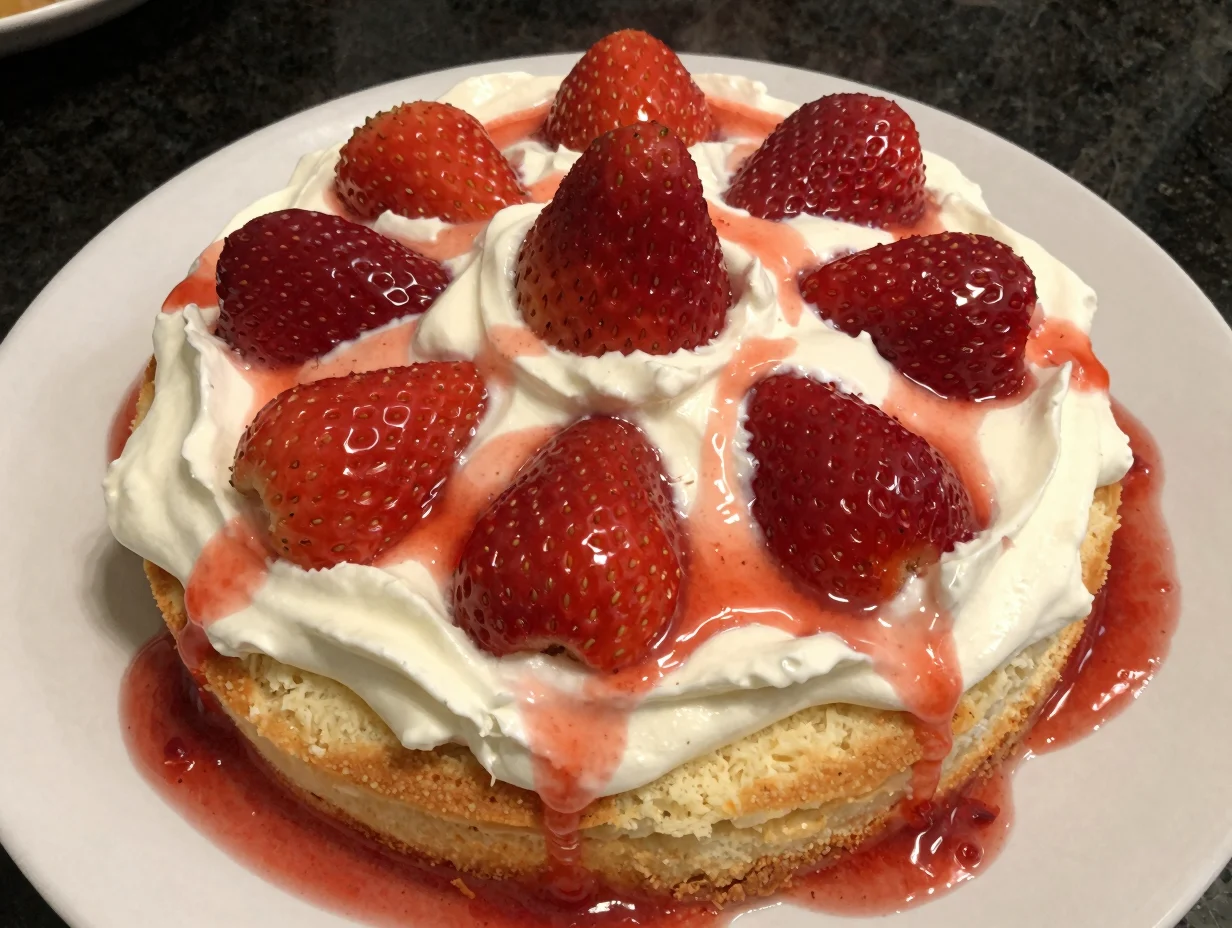 Strawberry Poke Cake