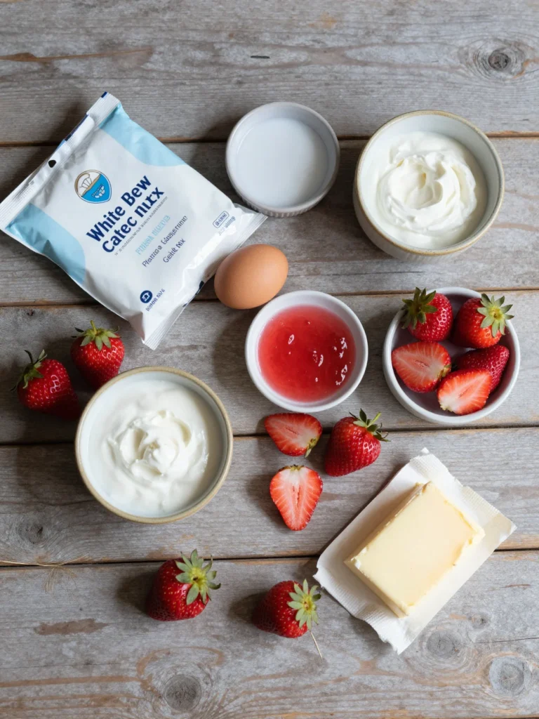 Strawberry Poke Cake