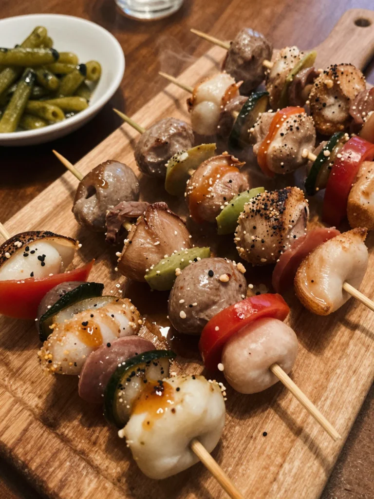 Summer Antipasto Skewers