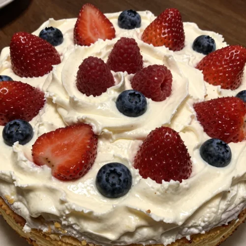 Summer Berry Icebox Cake